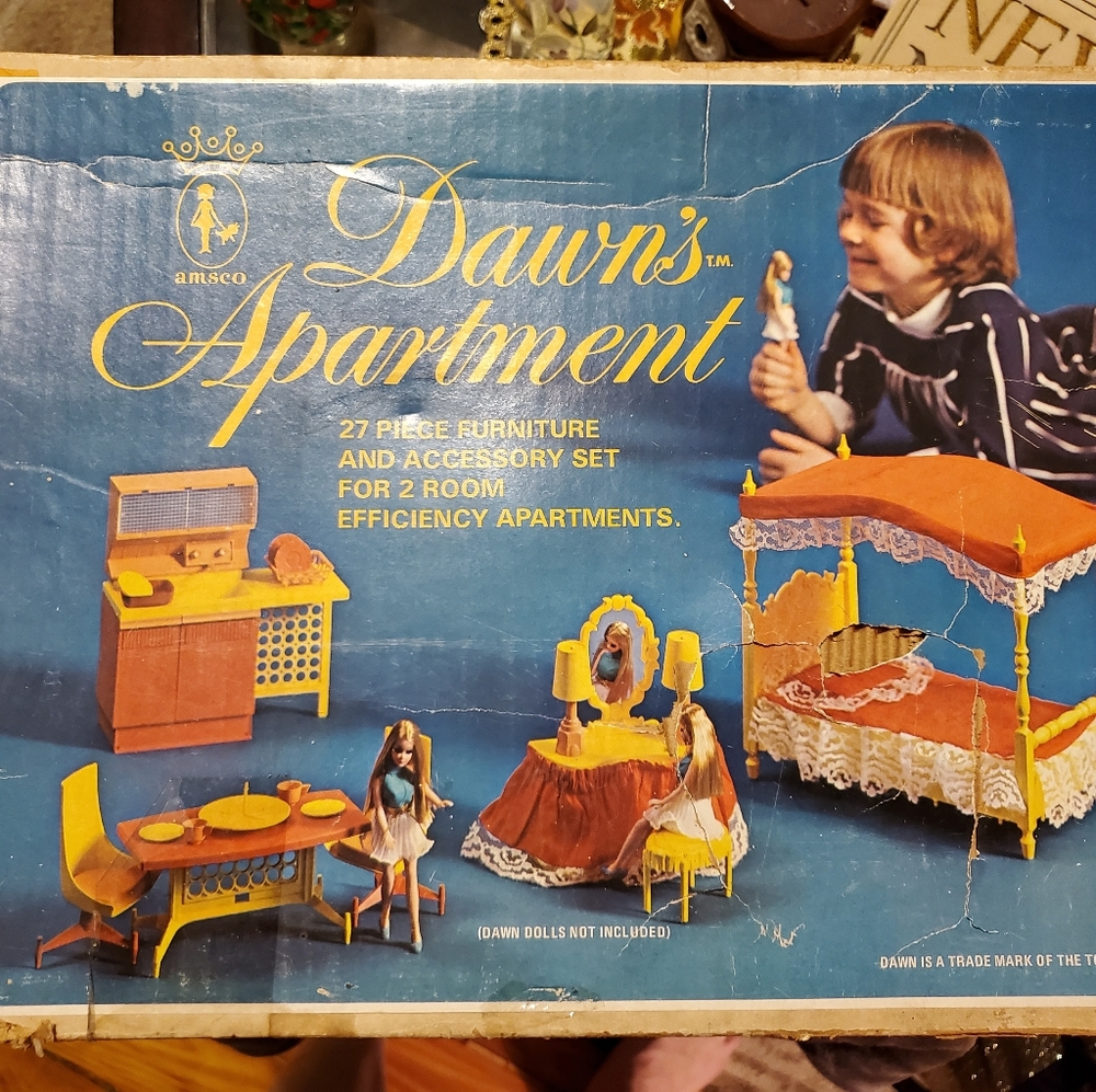 1971 Dawn's apartment dollhouse furniture